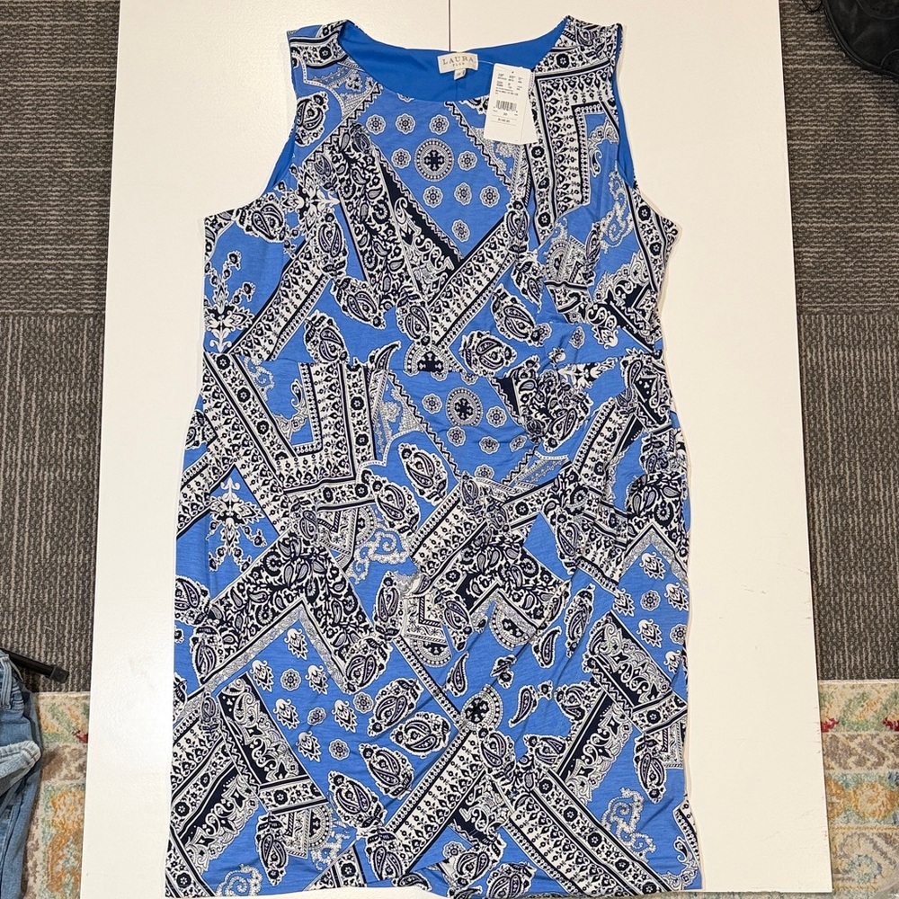 2/35$❤️Paisley Print Sleeveless Mini Dress